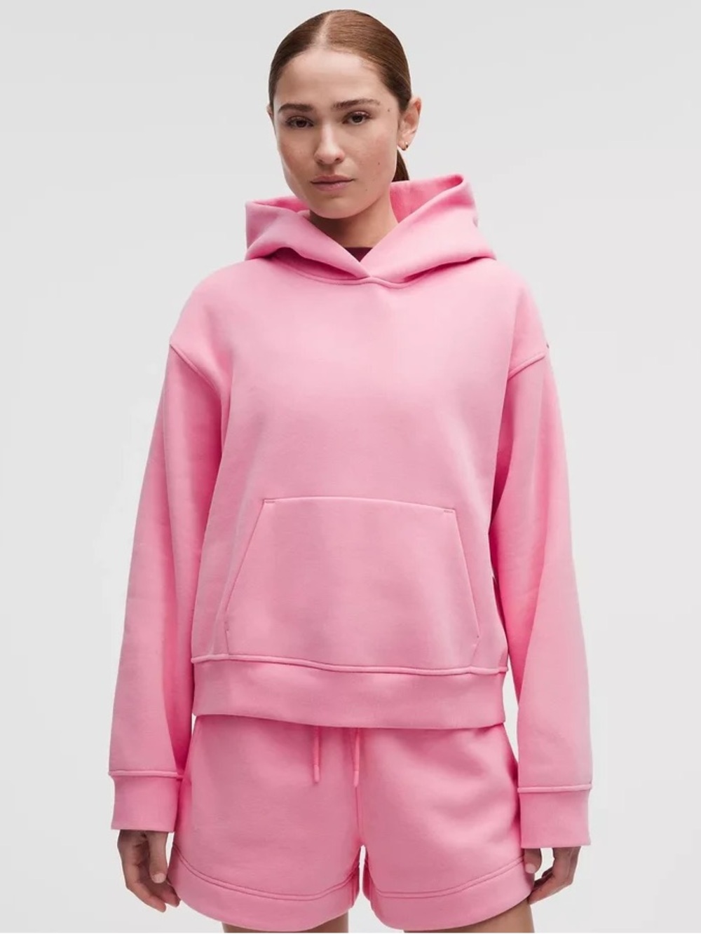 lululemon athletica Women’s Steady State SuperLoft Hoodie Candy Cloud NWOT S